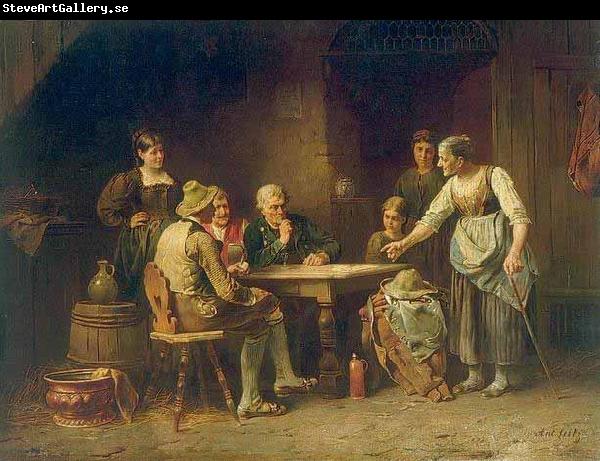 CHERICO, Francesco Antonio del Scene at the inn